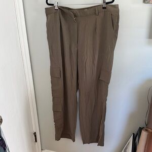 H&M Women's Brown Wide Leg Pants